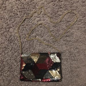 Sequin clutch/crossbody